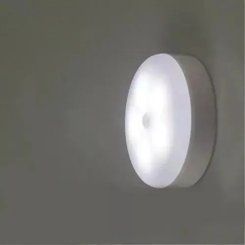 Luz Emergencia Recargable Led Con Sensor De Movimiento Y Luz Amarillo 4