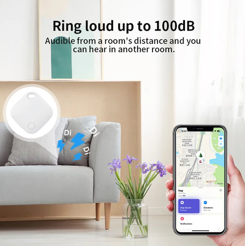 Smart Tag Compativel Find My Airtag Rastreador Genuino Cor Preto Negro Negro 9
