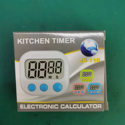 Temporizador Cronómetro Digital Para Cocina Blanco Despertador 18