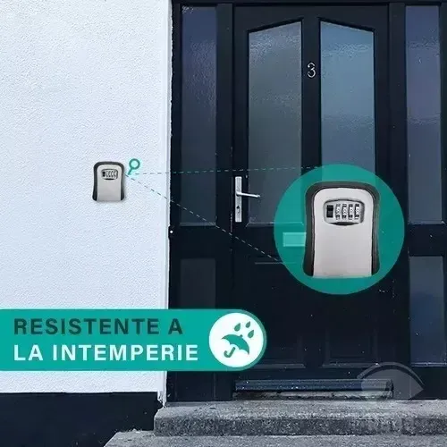 Caja Fuerte De Almacenamiento De Llaves Montada En La Pared Gris 15