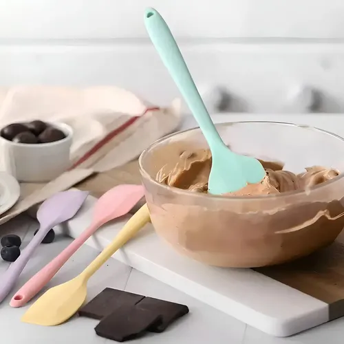 Espátula De Silicona Set De 4 Para Repostería Y Cocina 5