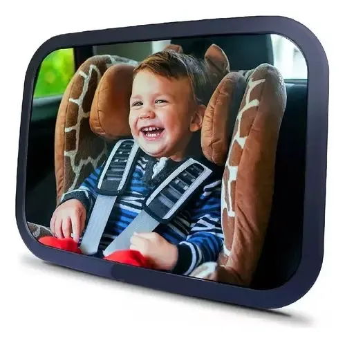 Espejo Retrovisor De Auto Para Seguridad De Niños Negro 6