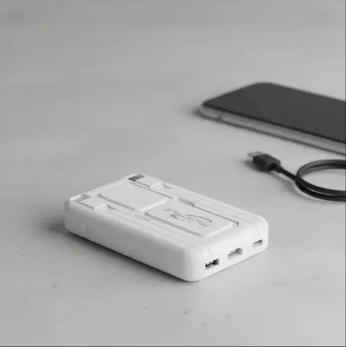 Powebank Ym-903 Compatible Con iPhone Con 10.000 Mah Blanco Blanco 3