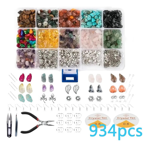 Nasjac 934uds Cristal Piedra Cuenta Diy Collar Pulsera Arete 18