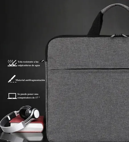 Bolso Ordenador Para Notebook Funda Portátil Fundas 17inch Gris 7