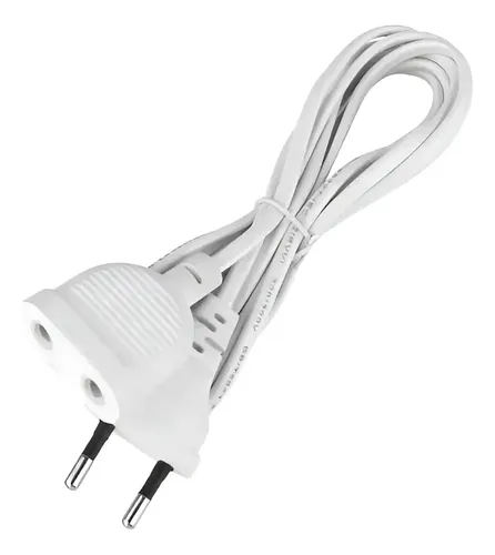 Extensión Electrica 10m 200w Para Cámara Led Adaptador Blanco 3