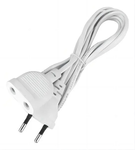 Extensión Electrica 5 Metros 200w Para Cámara,led,adaptador Blanco 2