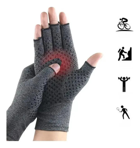 Guantes Cobre Compresión Artritis Tendinitis Túnel Carpiano 2