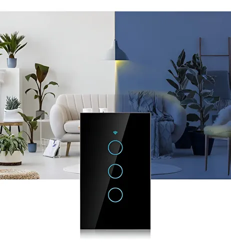 Apagador Inteligente Wifi Sin Cable Neutro 1,2 O 3 Canales 15