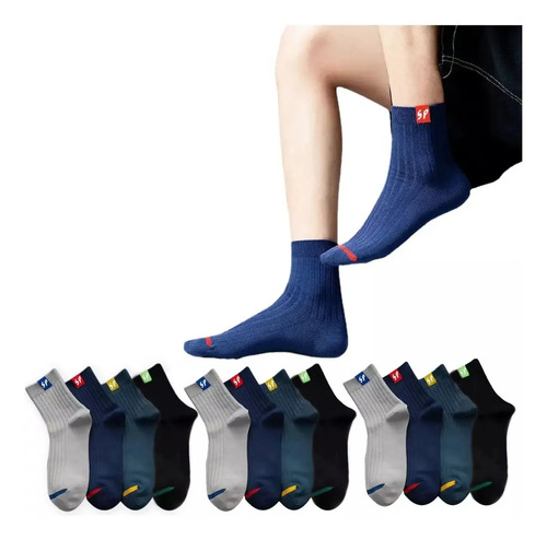 Pack 12 Pares Calcetines Bambú Hombre Invierno¡alta Calidad! 12 Pares Por Paquete 39-44