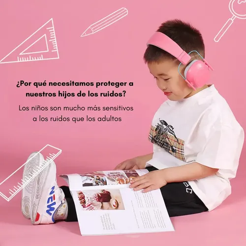 Audífonos Antiruido Niños Y Jóvenes Con Autismo Tdah Rap Color Verde 7