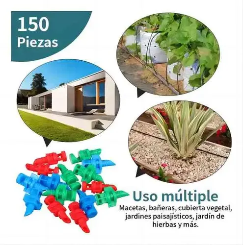 150x Aspersor Micro Jet 90° 180° 360° +abridor De Agujeros 9