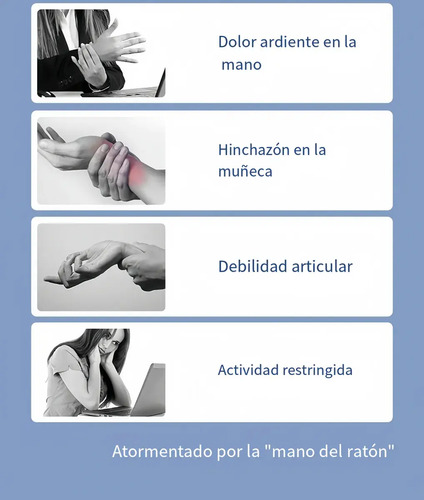 Ratón Vertical Inalámbrico 2.4g Bluetooth X Usb Ergonómico Negro 7