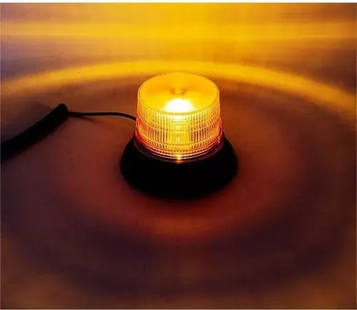 Baliza Led Estroboscopicas Ámbar 12/24v Vehículo Seguridad 16