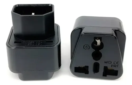 Adaptador Ups C14 A C13 Au Us Uk Eu Chile Enchufe 2pack Negro 13