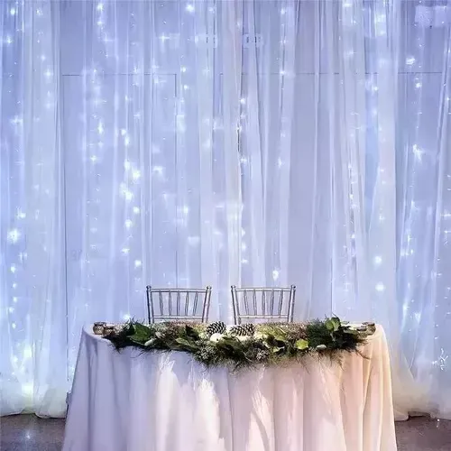 Cortinas Serie Luces 300 Led Decorativas Usb 8 Modelo 3x3m 13