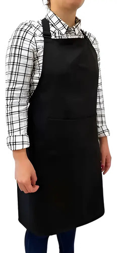 Pechera Gabardina Anti-manchas Y Anti-grasa Color Negro Dise Negro Batman 9