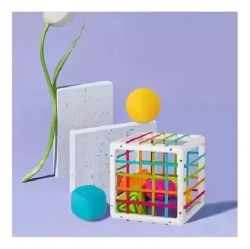 Juguete Interactivo De Habilidad Motora Cubo Montessori Vistoso 7
