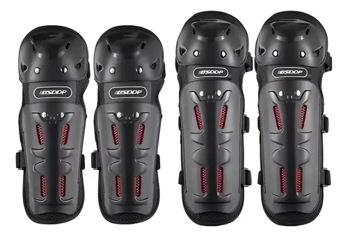 Protecciones Rodilleras Y Coderas Mottoracing Moto / Bici Negro 19