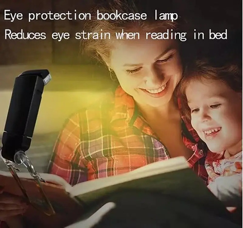 Luz De Lectura Para Leer Luz Para Leer Libros Recargable Negro 13