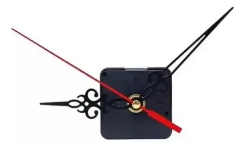 Set 10 Mecanismos Módulos De Reloj Murales Negro 6