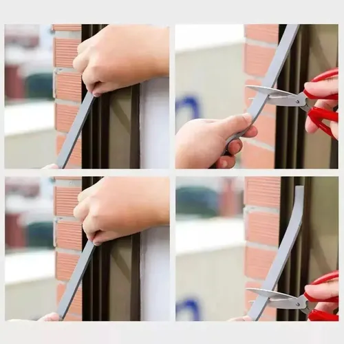 Burlete Cinta Aislante Térmica Adhesiva Puerta Ventana 10 M 13