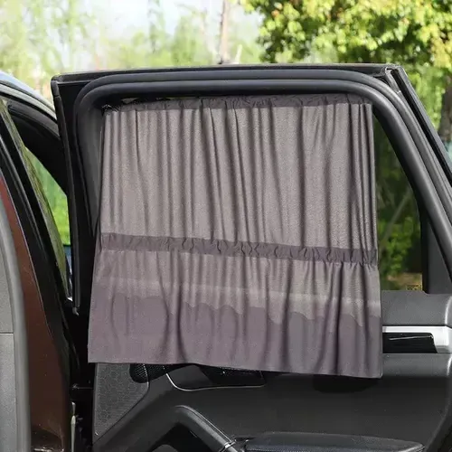 Pack X2 Parasol Todo Vehiculo Retractil Tapa Sol 7