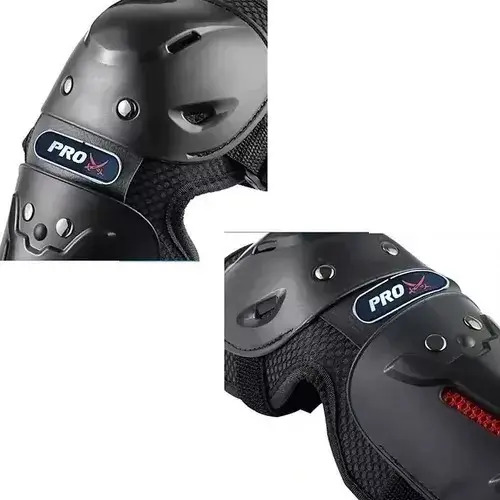 Protecciones Rodilleras Y Coderas Mottoracing Moto / Bici Negro 15