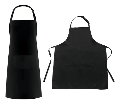 Pechera Gabardina Anti-manchas Y Anti-grasa Color Negro Dise Negro Batman 17