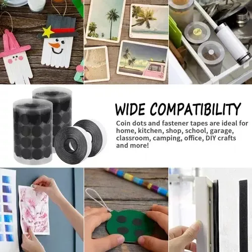 Velcro Autoadhesivo Por 2cm 10 Metros Negro Negro Velcro 3