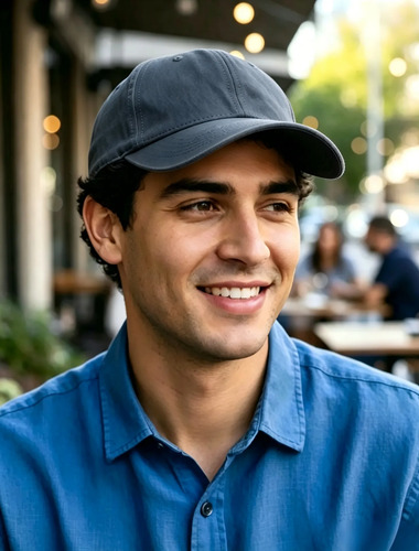 Gorro Jockey Desgastado Básico Estampar O Bordado Unisex 14