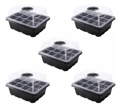 5 Germinadores De Semillas Mini Invernadero Semillero 14