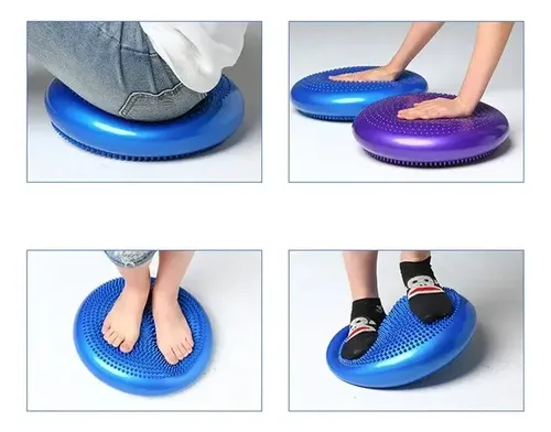 Disco De Balance Y Equilibrio Mini Bosu Erizo Yoga/ejercicio 19
