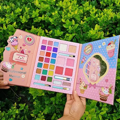 Juego De Juguetes De Maquillaje Cosmético Para Niños Set De 17