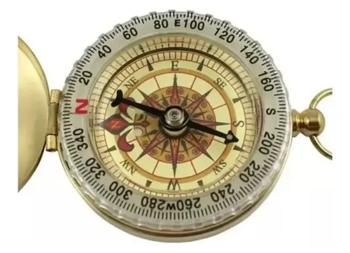 Brujula Vintage Estilo Antigua Camping Outdoor Envio Gratis Dorado 7