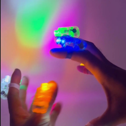 36 X Anillo Dedo Luminoso Led Puntero Sorpresa Cumpleaños Color 8
