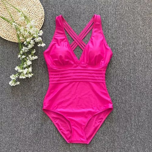 Traje De Baño Control Abdomen 3 Colores 19