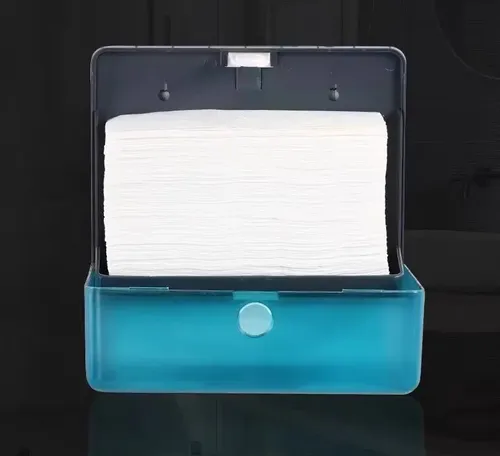 General Dispensador De Papel Toalla Interfoliada Azul Acero 17