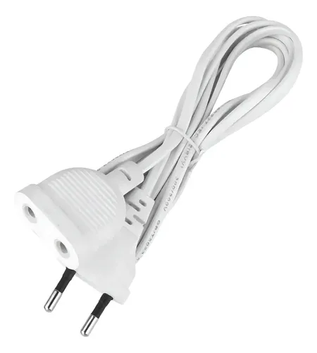 Extensión Electrica 10m 200w Para Cámara Led Adaptador Blanco 4