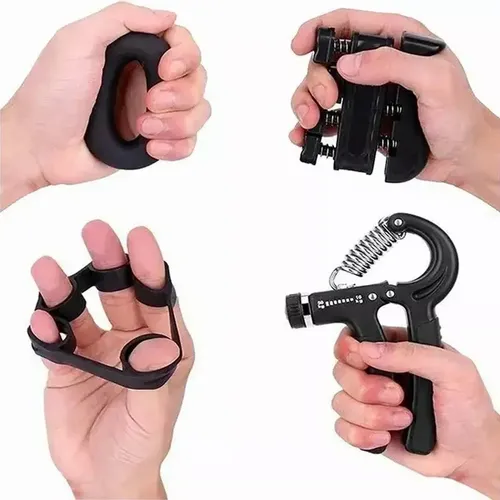 Hand Grip Set Pinza Resistencia Hand Grip Ejercicio Muñeca Negro 6