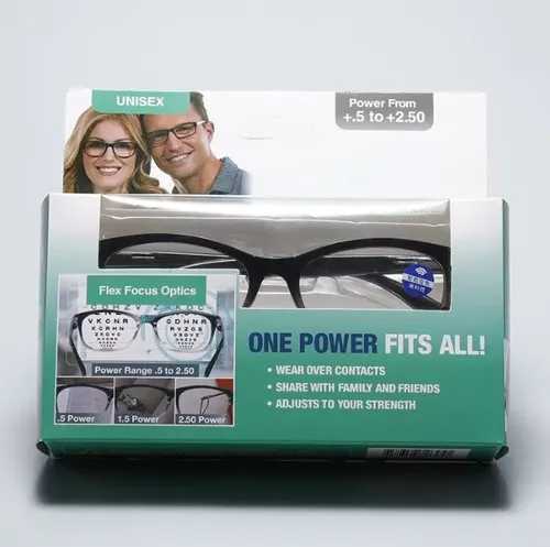 Lentes De Lectura Multifocal One Power Rango 0.5- 2.75 Tv Negro 5