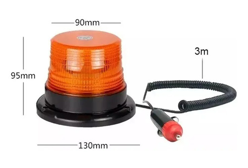 Baliza Led Estroboscopicas Ámbar 12/24v Vehículo Seguridad 19