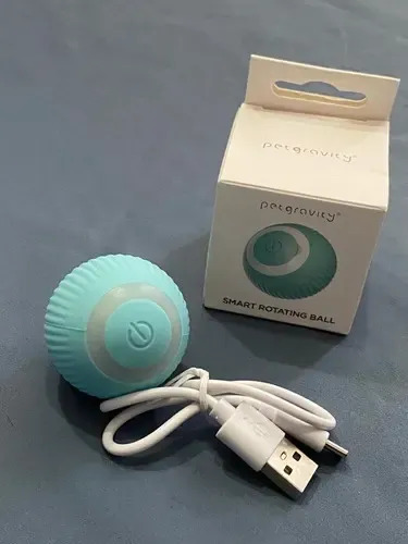 Pet Gravity Juguete Gato Bola Interactivo Inteligente Recarg Azul 19