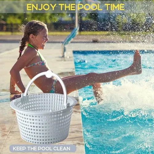 Cesta De Skimmer De Piscina Con Mango Estándar 7