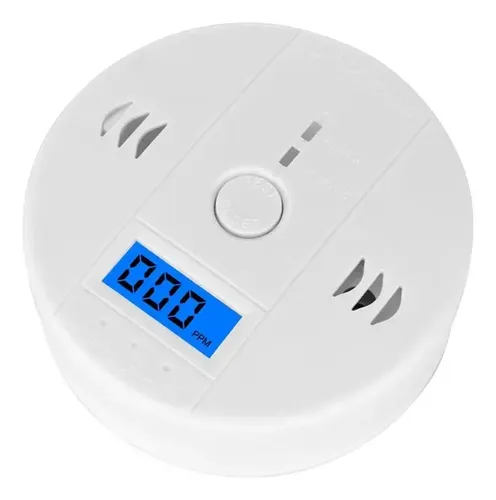 Alarma Detector Monóxido De Carbono Autónomo Digital Lcd Color Blanco 14