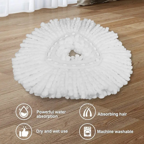 Mopa Balde Easy Wring Clean Para Repuesto Repuesto Blanco 14