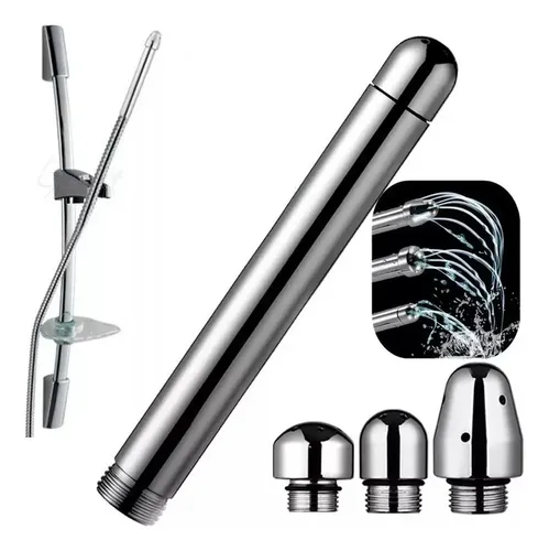Ducha Anal Vaginal Enema Para Lavado Enjuague 3 Cabezales 11