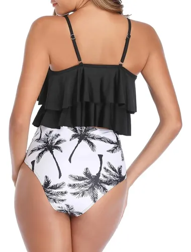 Bikini Alto En Punta Damasco Moda Sexy Traje De Baño 20