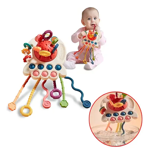 Juguetes Sensoriales Para Bebés Montessori 4 En 1 Multiuso