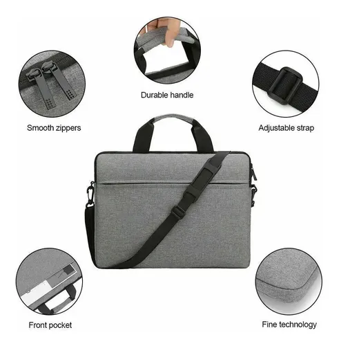 Bolso Ordenador Para Notebook Funda Portátil Fundas 17inch Gris 11